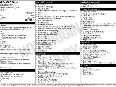 Used 2016 MAZDA CX-5 Sport image 34