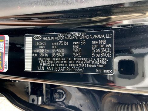 Used 2024 Hyundai Santa Cruz Limited AWD/4WD image 37