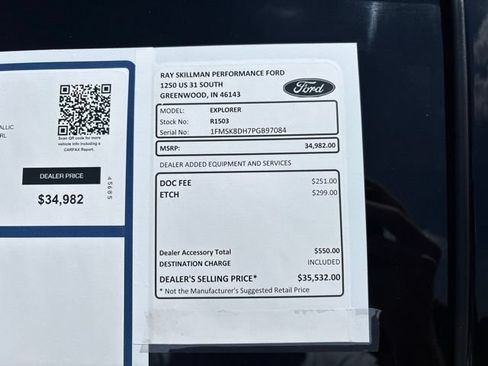 Certified 2023 Ford Explorer XLT w/ Equipment Group 202A AWD/4WD image 3