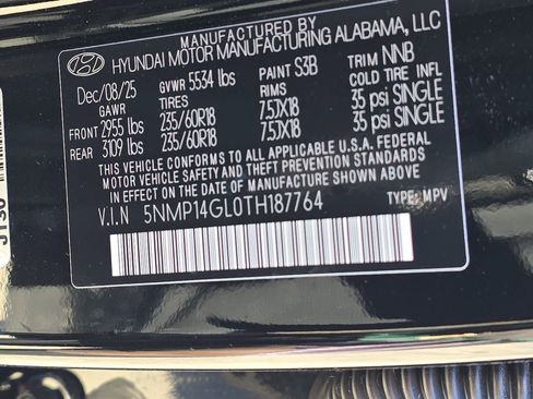 New 2026 Hyundai Santa Fe SE image 33