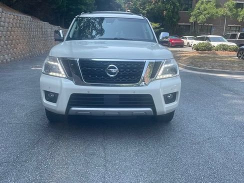 Used 2017 Nissan Armada Platinum w/ Captain Seat Package AWD/4WD image 2