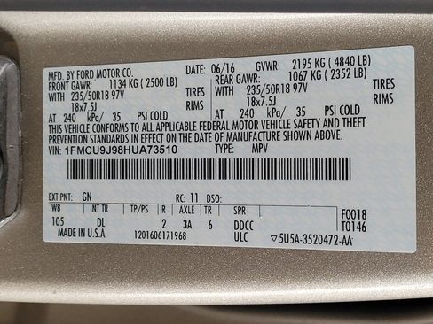 Used 2017 Ford Escape Titanium w/ Equipment Group 301A image 33