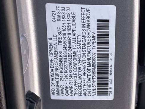 Used 2021 Honda Pilot EX-L image 40