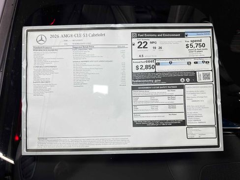 New 2026 Mercedes-Benz CLE 53 AMG 4MATIC Cabriolet image 45
