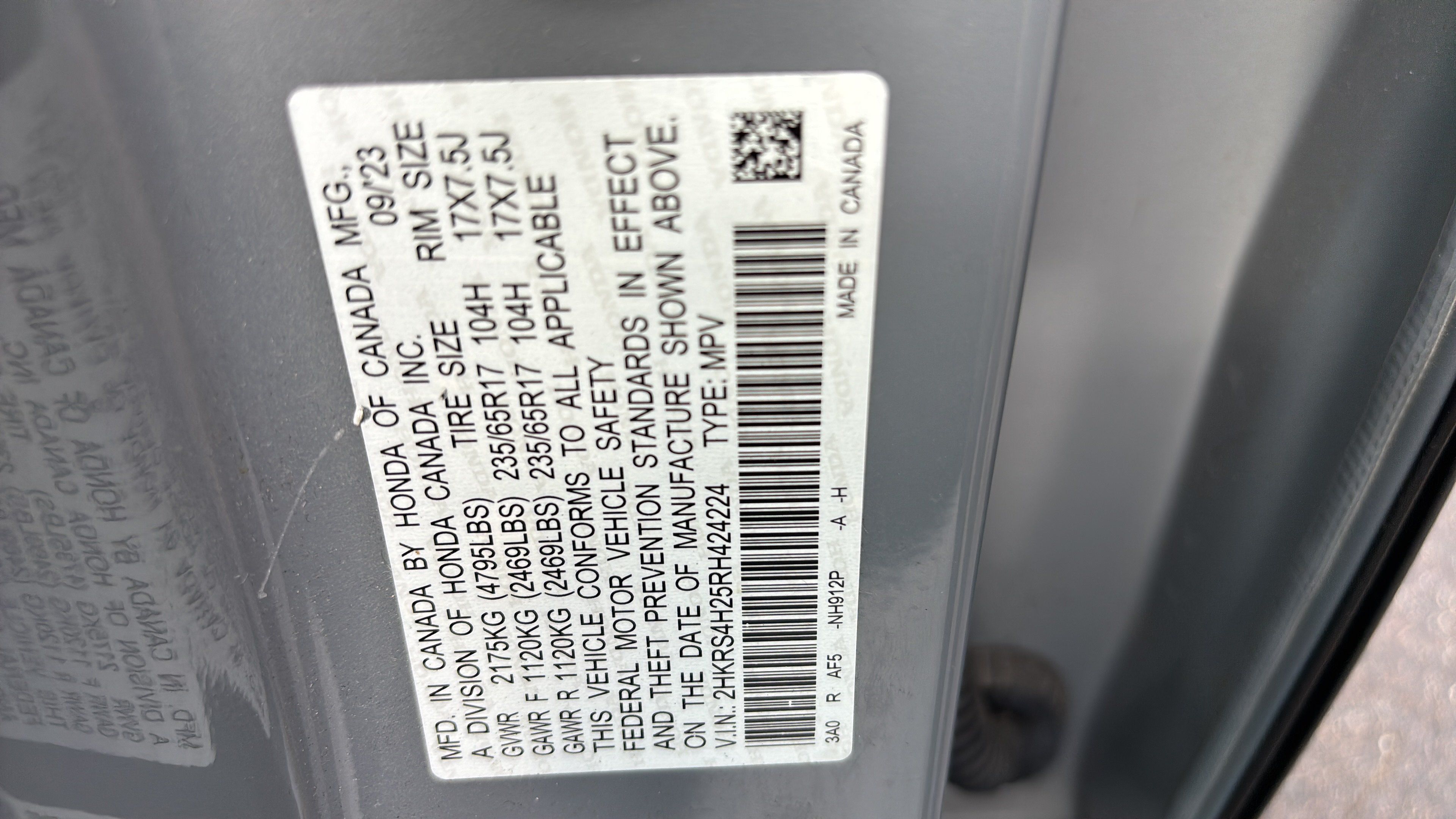 Certified 2024 Honda CR-V LX image 15