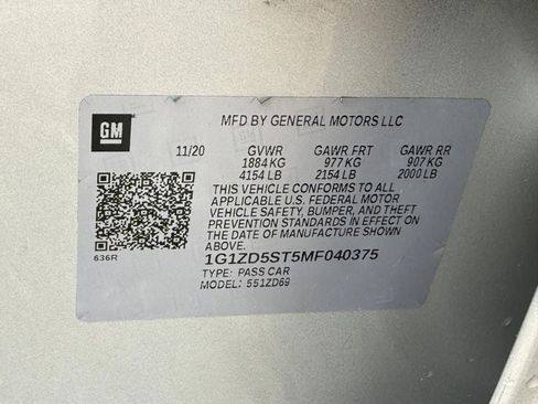 Used 2021 Chevrolet Malibu LT FWD image 26