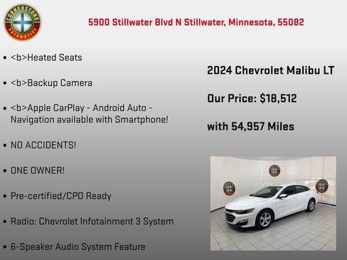 Used 2024 Chevrolet Malibu LT FWD image 5