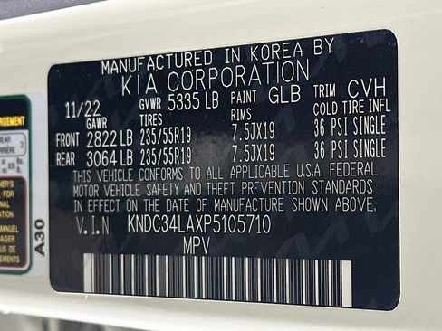 Used 2023 Kia EV6 Wind w/ Wind Technology Package RWD image 12