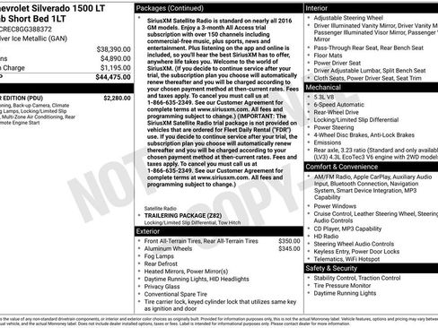 Used 2016 Chevrolet Silverado 1500 LT w/ All Star Edition RWD image 18