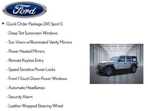 Used 2018 Jeep Wrangler Unlimited Sport S AWD/4WD image 4