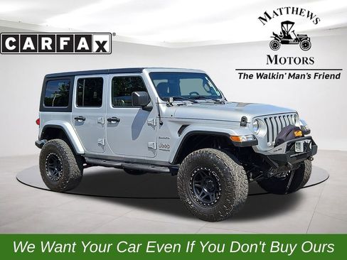 Used 2022 Jeep Wrangler Unlimited Sahara w/ Cold Weather Group AWD/4WD image 1