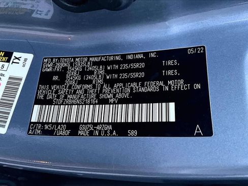 Certified 2022 Toyota Highlander Platinum image 33