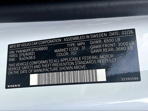 New 2026 Volvo XC90 T8 Ultra AWD/4WD image 36