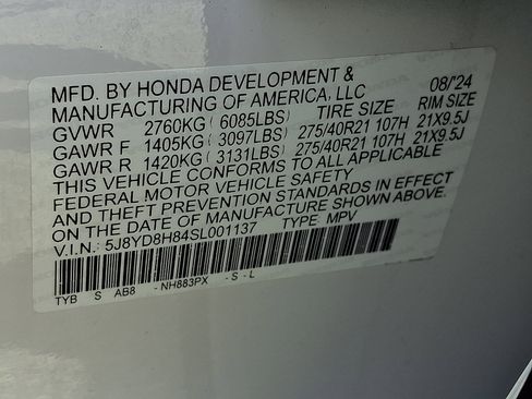 Used 2025 Acura MDX Type S AWD/4WD image 33