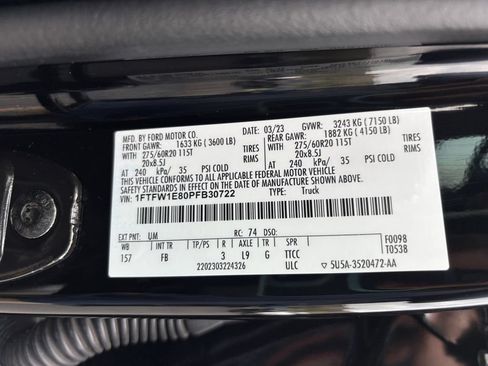 Used 2023 Ford F150 XLT w/ Equipment Group 302A High AWD/4WD image 35