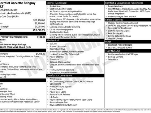 Used 2021 Chevrolet Corvette Stingray Coupe w/ Battery Protection Package image 7