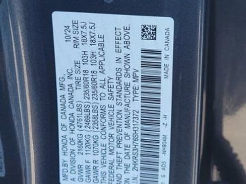 Certified 2025 Honda CR-V EX-L image 37