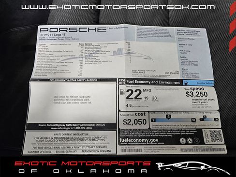 Used 2019 Porsche 911 Targa 4S AWD/4WD image 36