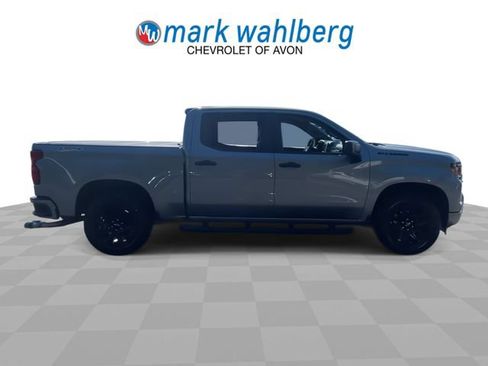 Certified 2024 Chevrolet Silverado 1500 Custom w/ Turbomax Blackout Package AWD/4WD image 9