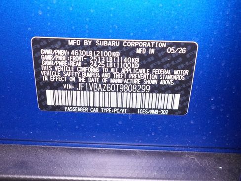 New 2026 Subaru WRX tS AWD/4WD image 38