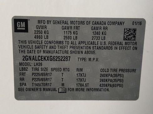 Used 2016 Chevrolet Equinox LT w/ Convenience Package FWD image 33