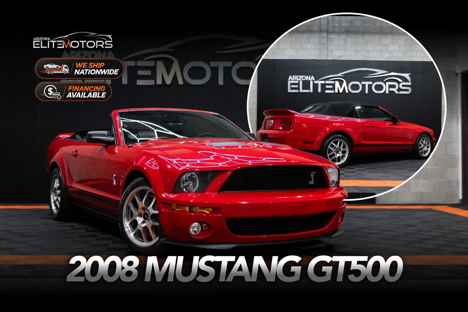 Used 2008 Ford Mustang Shelby GT500 RWD image 1