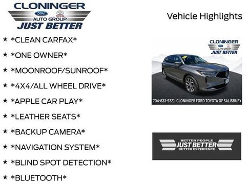 Used 2023 Acura MDX SH-AWD w/ Technology Package image 3