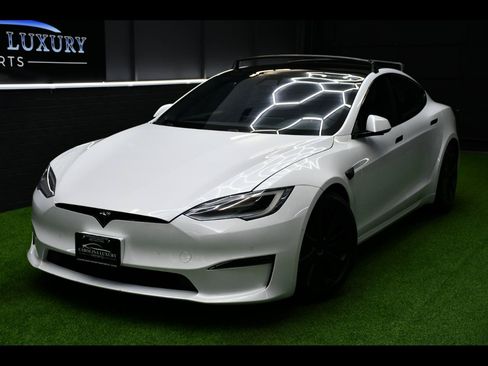 Used 2021 Tesla Model S Plaid AWD/4WD image 1