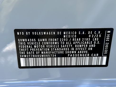 Used 2025 Volkswagen Jetta GLI Autobahn FWD image 26