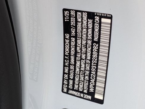 Certified 2026 Porsche 911 GT3 RWD image 37