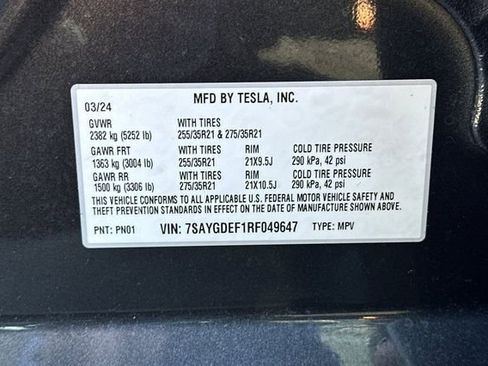 Used 2024 Tesla Model Y Performance image 33