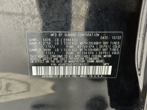 Used 2023 Subaru Outback Wilderness image 29