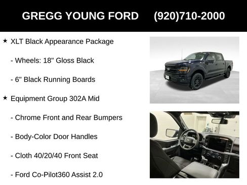 New 2026 Ford F150 XLT w/ Equipment Group 302A MID image 13