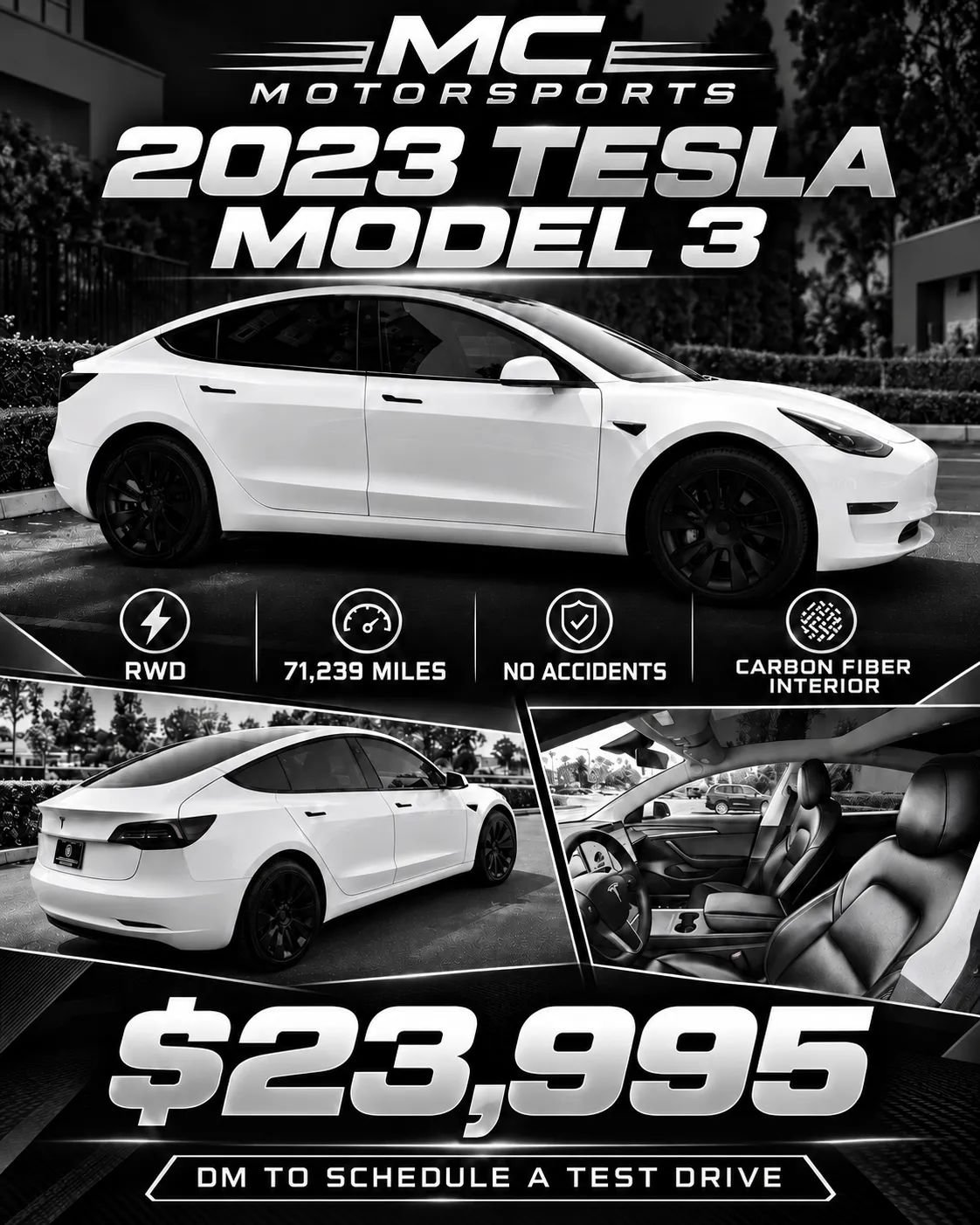 Used 2023 Tesla Model 3 Standard Range RWD image 1