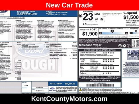 Used 2023 Ford F150 Platinum w/ Equipment Group 701A High AWD/4WD image 1