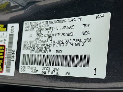 Used 2024 Toyota Tundra SR5 w/ TRD Sport Premium Package image 32