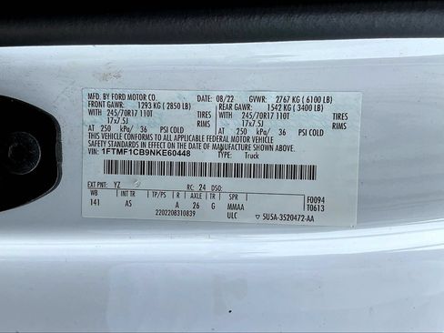 Used 2022 Ford F150 XL w/ Trailer Tow Package RWD image 16