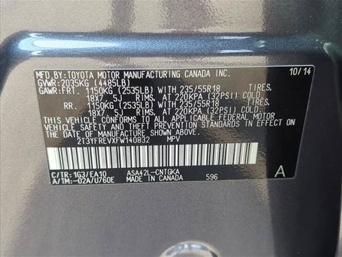 Used 2015 Toyota RAV4 Limited w/ Technology Package FWD image 26
