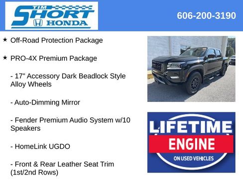 Used 2023 Nissan Frontier PRO-4X w/ Pro-4X Premium Package AWD/4WD image 13