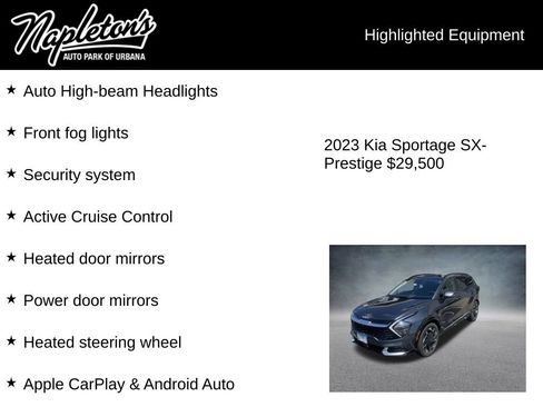 Used 2023 Kia Sportage SX FWD image 4