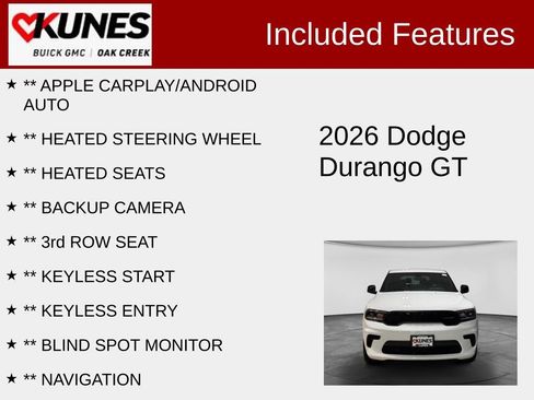 Used 2026 Dodge Durango GT AWD/4WD image 2