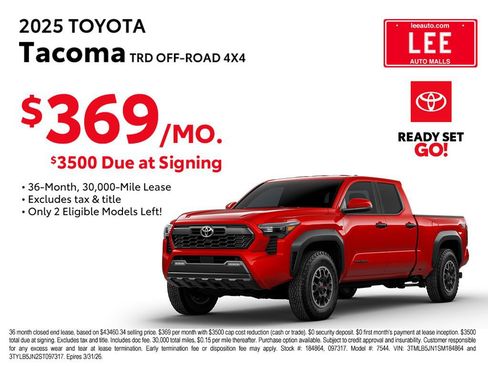 New 2026 Toyota Tacoma TRD Sport image 4