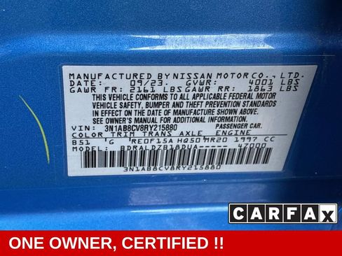 Certified 2024 Nissan Sentra SV FWD image 22