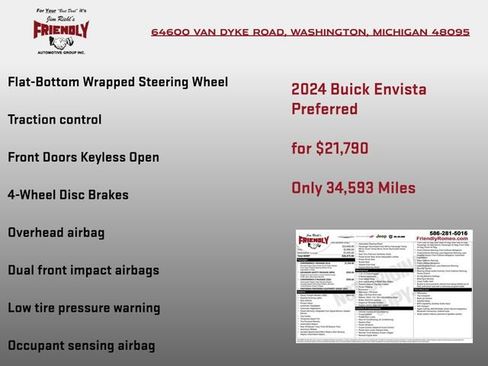 Used 2024 Buick Envista Preferred w/ Convenience I Package FWD image 7