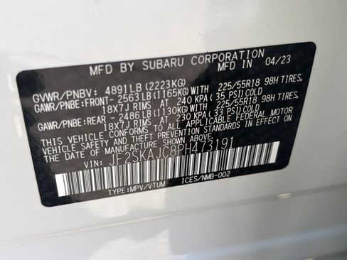Certified 2023 Subaru Forester Sport AWD/4WD image 35