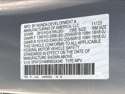 Used 2024 Honda Pilot EX-L image 35