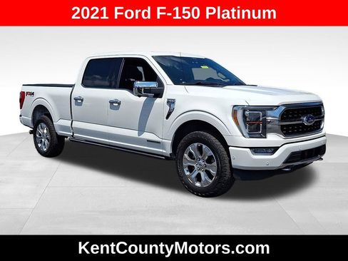 Used 2021 Ford F150 Platinum w/ FX4 Off-Road Package AWD/4WD image 1