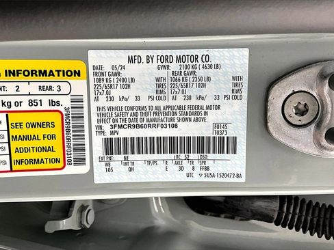 Used 2024 Ford Bronco Sport Big Bend w/ Convenience Package image 35