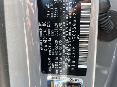 New 2025 Kia Telluride SX Prestige X-Line AWD/4WD image 36
