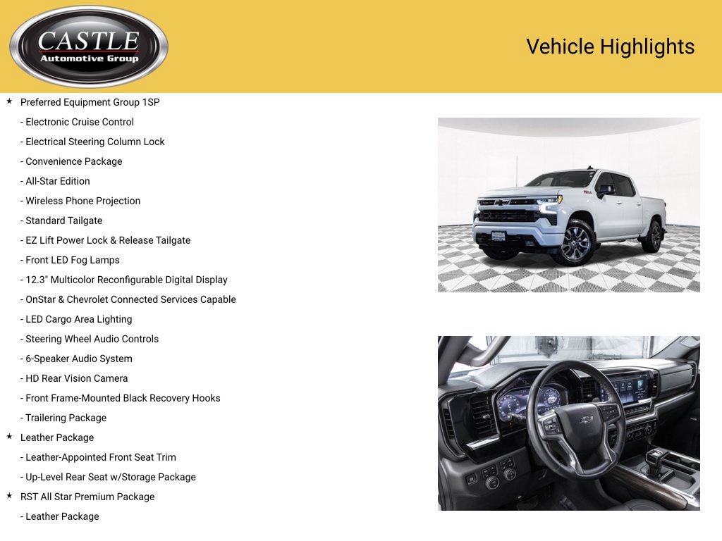 Used 2023 Chevrolet Silverado 1500 RST w/ RST All Star Premium Package AWD/4WD image 8